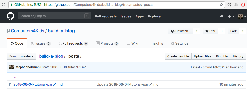 GitHub Create File Button Screenshot